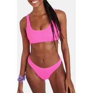 Bas de maillot de bain rose NAIDA POPCORN L pas cher