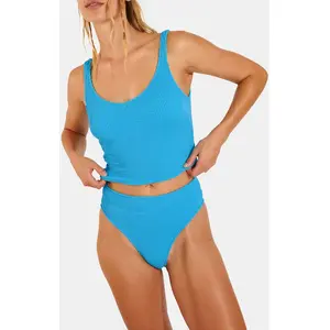 Banana Moon Bas de maillot de bain turquoise MANHA POPCORN L pas cher