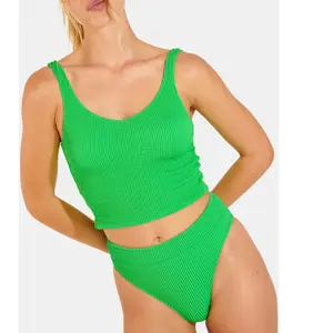 Tankini vert TIAMO POPCORN XS pas cher