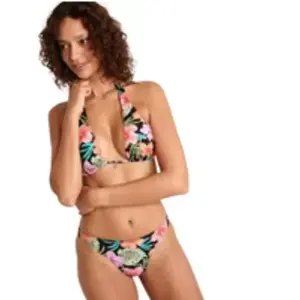 Comparateur de prix : Banana Moon Bas de maillot noir ALERIA NOELANI coupe classique imprimé tropical S