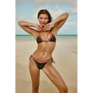 Banana Moon Haut de maillot de bain imprimé ZESTO TOUNDRA S pas cher