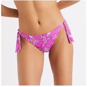 Bas de maillot de bain bandanas coloris rose Dasia Benita S pas cher