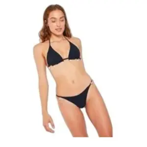 Bas de maillot de bikini coquillages Laya Blacksand S pas cher