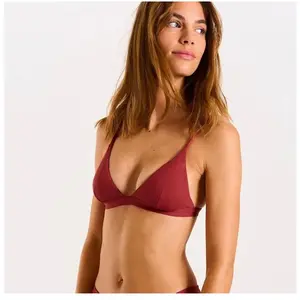 Haut de maillot de bain triangle bois de rose KORO TERRASUN XL pas cher
