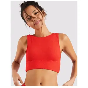 Banana Moon Haut de maillot de bain orange MALEO SCRUNCHY XS pas cher