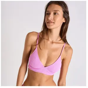 Banana Moon Haut de maillot de bain vert Miko Scrunchy XXS pas cher