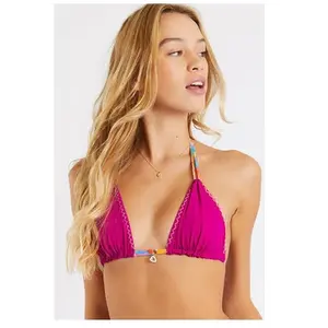 Banana Moon Haut de maillot de bain triangle violet Yao Beachclub XS pas cher