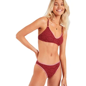 Bas de maillot de bain femme Banana Moon Breeda Crochet Rouge XL BREED... pas cher