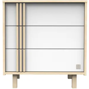 Sauthon mobilier Commode 3 tiroirs Nature