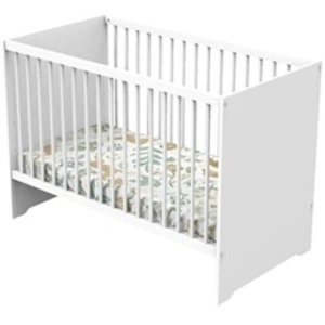 Comparateur de prix : Lit bébé - 120 x 60 cm - Babyprice First - En bois blanc