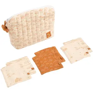 Comparateur de prix : Sauthon Trousse de toilette et 6 éponges Orsino