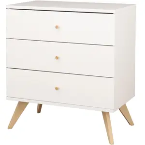 Nacrea Commode Blanc / Hêtre pas cher