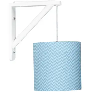 Comparateur de prix : SAUTHON Applique murale en coton Bleu