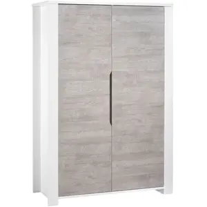 Comparateur de prix : Armoire 2 Portes Loft Bois - Sauthon Meubles