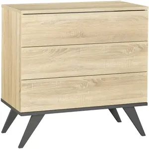 New York commode 3 tiroirs pas cher