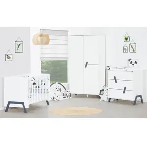 Sauthon Armoire 1 grande et 2 petites portes Graphic pas cher