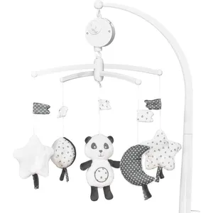 Mobile musical en velours blanc CHAO CHAO - Sauthon TU pas cher