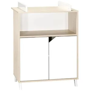 Comparateur de prix : Babyprice - Scandi Naturel - Commode 2 Portes Et 1 Niche Baby Price