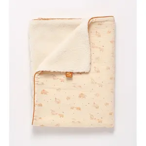 Comparateur de prix : Couverture bébé 75x100cm en sherpa beige ORSINO - Sauthon TU