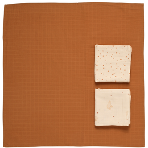 Comparateur de prix : Sauthon Langes 70x70cm En Coton Bio Boite De 3