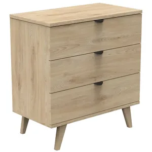 Commode 3 tiroirs Mia BEIGE Sauthon pas cher