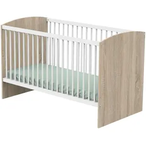 Comparateur de prix : Sauthon mobilier Lit bébé évolutif Little big bed Acces bois blanc (70 x 140 cm)