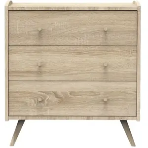 Comparateur de prix : SAUTHON Commode 3 Tiroirs Access Bois