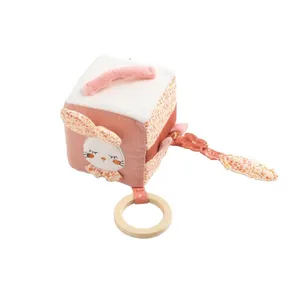 Comparateur de prix : Cube d'activités  en coton rose ESMEE - Sauthon TU