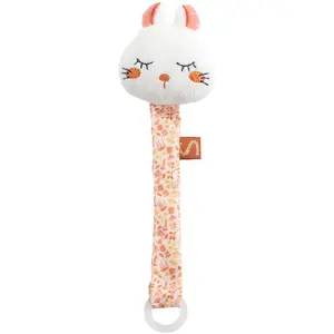 Comparateur de prix : Attache-tétine en velours blanc lapin ESMEE - Sauthon TU