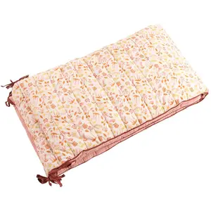 Comparateur de prix : Sauthon Tour de lit jaune et rose Esmée (pour lits 120 x 60 cm ou 140 x 70 cm)