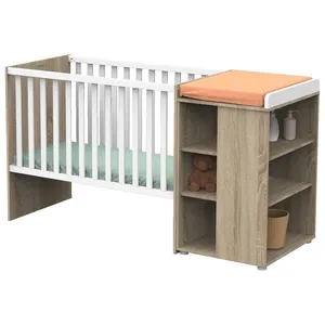 Sauthon Lit Chambre Transformable 60x120en Lit Junior 90x190nova Blanc Lin pas cher