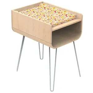 Meuble à langer pieds fil BLEU Sauthon Original pas cher