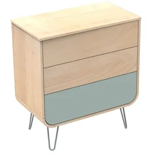 Commode pieds fil Galopin BLEU Sauthon Original pas cher