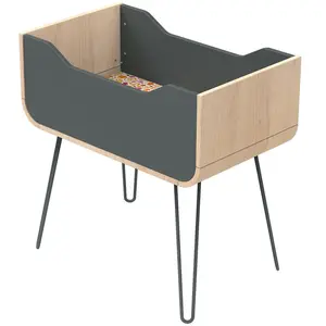 Berceau pieds fil Bambin GRIS Sauthon Original