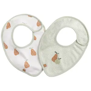 Comparateur de prix : Sauthon Lot De 2 Bavoirs Bébé Botanica - Sauthon Baby Deco