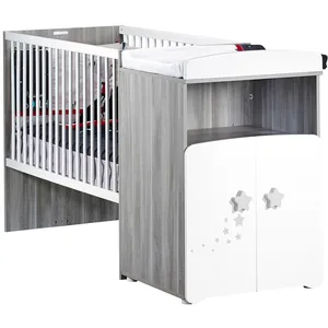 Comparateur de prix : Lit combiné - 120x60cm - Evolutif en 90x190cm - Babyprice Nao - En bois