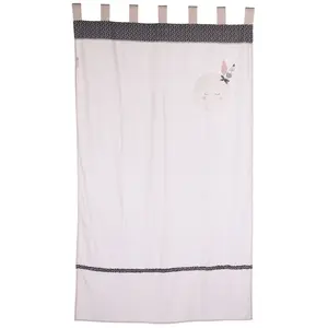 Comparateur de prix : Sauthon Rideau En Coton 105 X 180 Cm Miss Chipie - Sauthon