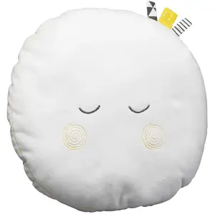 Coussin décoratif - Sauthon - Babyfan - Lune - Velours doux - Chambre enfant pas cher