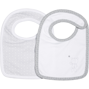 Comparateur de prix : Bavoirs lot de 2 en coton CELESTE - Sauthon TU