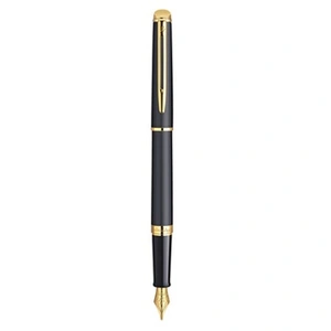 Comparateur de prix : Stylo plume Hémisphère noir mat et or plume moyenne Waterman