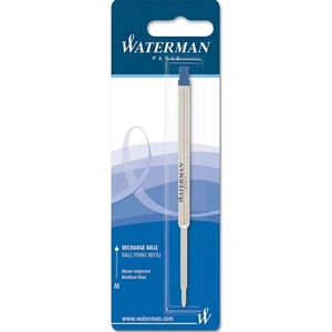 Comparateur de prix : WATERMAN recharge bille , pointe moyenne, bleue, blister X 1