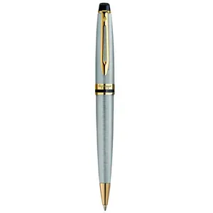 Comparateur de prix : Waterman expert stylo bille à pointe moyenne attributs dorés acier S0952000