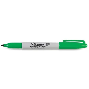 Comparateur de prix : Sharpie - Marqueur permanent FINE, vert (P52241)