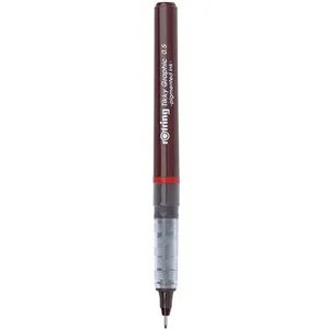 Comparateur de prix : rOtring Tikky Graphic stylos feutres à dessin, 0,50 mm, encre noire, boîte de 12