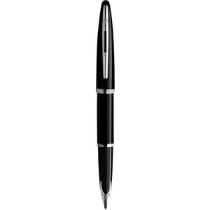 Stylo plume Carène Black Sea laqué noir & palladium plume fine Waterman pas cher