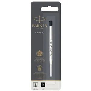 Comparateur de prix : PARKER recharge bille Quinkflow, pointe large, noire, blister X 1
