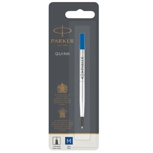 Comparateur de prix : PARKER recharge Stylo Roller, pointe moyenne, bleue, blister X 1