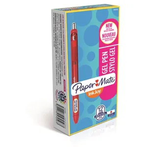 Stylo à encre gel Paper Mate InkJoy 0,7 mm Rouge