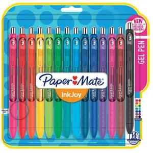 Comparateur de prix : Paper Mate Inkjoy Gel - 14 Stylos à encre gel - Assortiment de couleur...