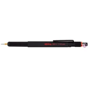 Rotring 800+ Porte-mine mécanique et stylet pour écran tactile, 0,5 mm, noir